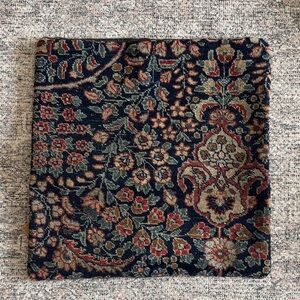Turkish Wool Floral Tapestry Pillow Cover